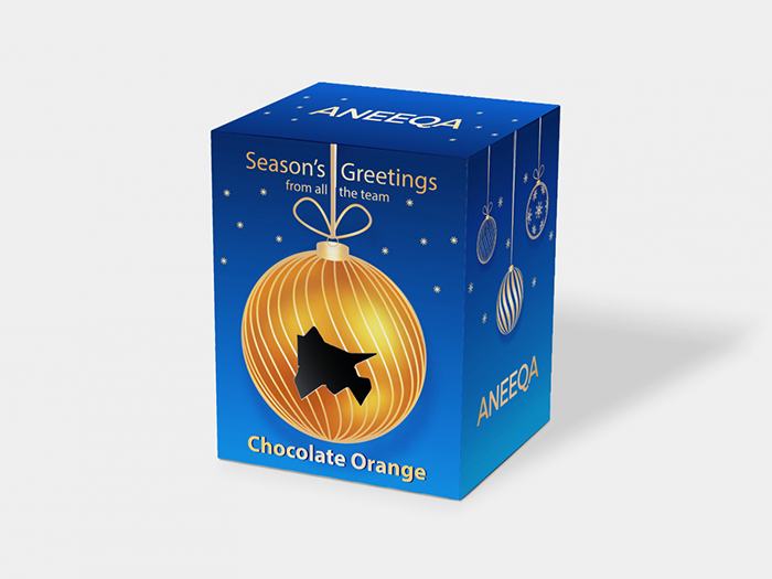 Personalised Chocolate Orange Box